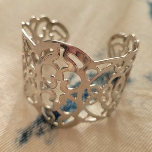 Cut out bangle bracelet
